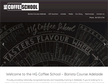 Tablet Screenshot of hgcoffee.com.au